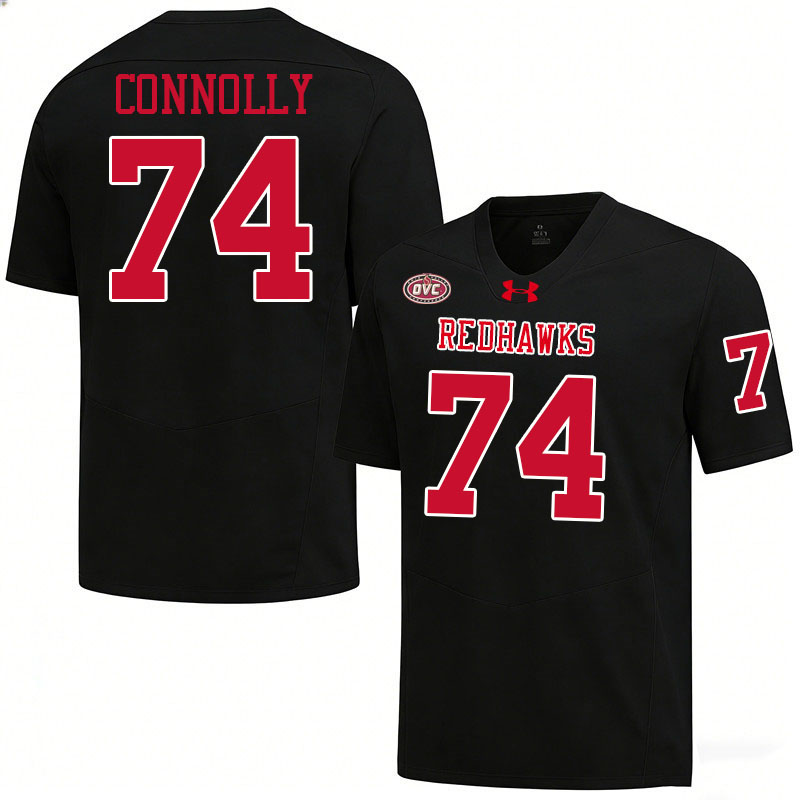 Southeast Missouri State Redhawks #74 Dan Connolly College Football Jerseys,Uniforms-Black